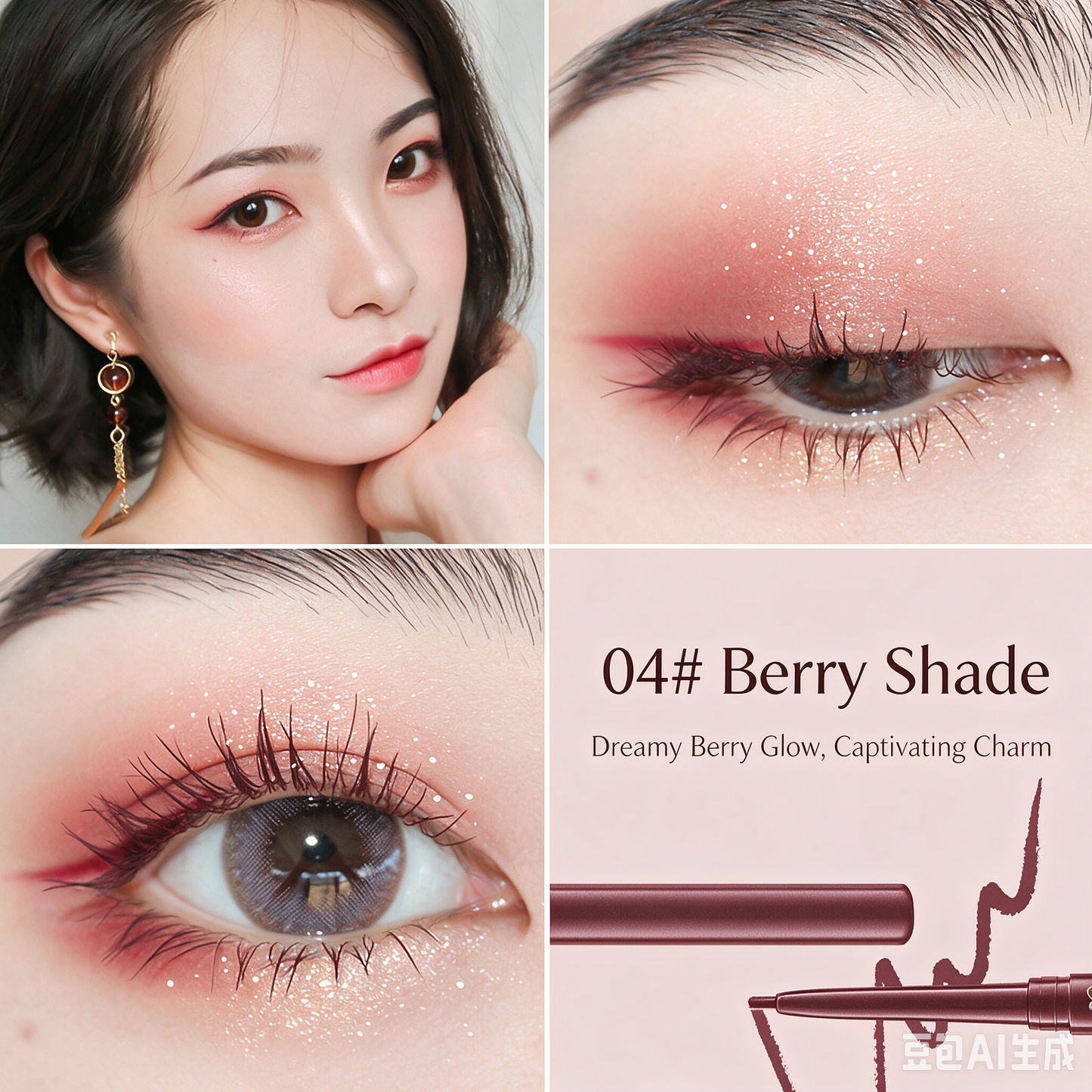 New Color Eyeliner Gel Pen 5376: Waterproof, Long-Lasting, Vibrant Color, Smudge-Resistant, One-Stroke Application—Just Like the One Popular on Social Media