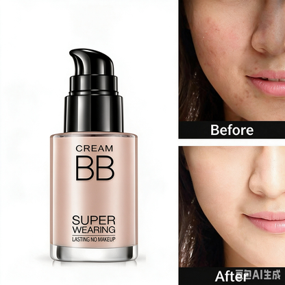 Lightweight BB Cream, Moisturizing Primer, Long-Lasting Foundation, Cosmetics for Brightening and Even Skin Tone