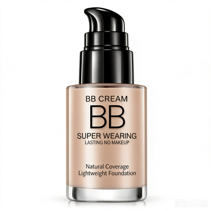 Lightweight BB Cream, Moisturizing Primer, Long-Lasting Foundation, Cosmetics for Brightening and Even Skin Tone